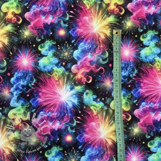 Felpa Fire works design A digital print