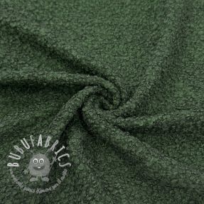 Tessuti per maglioni Bouclette forest green