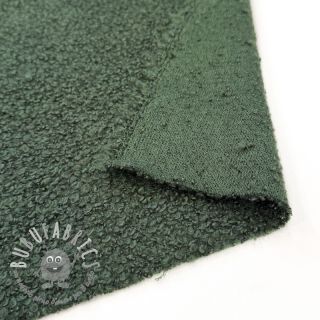 Tessuti per maglioni Bouclette forest green