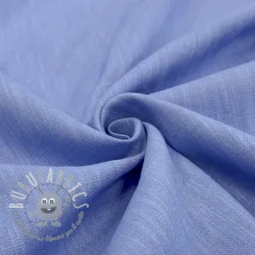 Lino prelavato blue