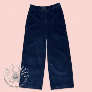 Velluto a coste 6W WASHED STRETCH navy