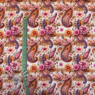 Jersey Paisley woody design A digital print