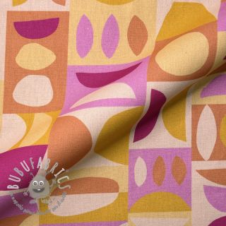 Tessuto decorativo premium Abstract Form Block digital print