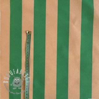 Tessuto decorativo premium Joyful Basic Stripe green digital print