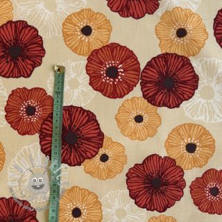 Tessuto decorativo premium Poppy Flower Joy
