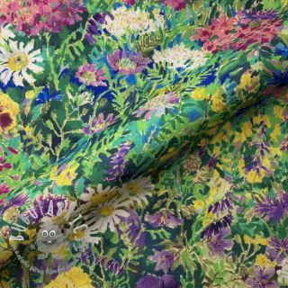Tessuto decorativo premium Spring Flower Garden digital print