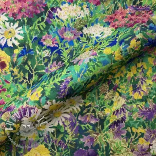 Tessuto decorativo premium Spring Flower Garden digital print