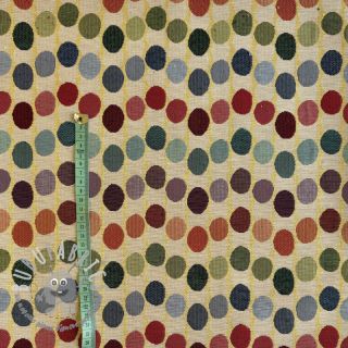 Tessuto decorativo GOBELIN PREMIUM Graphic Dots Wave