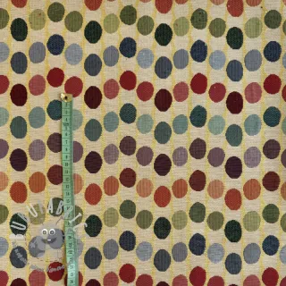 Tessuto decorativo GOBELIN PREMIUM Graphic Dots Wave