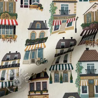Tessuto decorativo premium Shop Boutique City digital print
