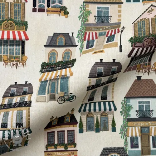 Tessuto decorativo premium Shop Boutique City digital print