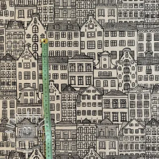 Tessuto decorativo Linenlook Townhouse Fine Line
