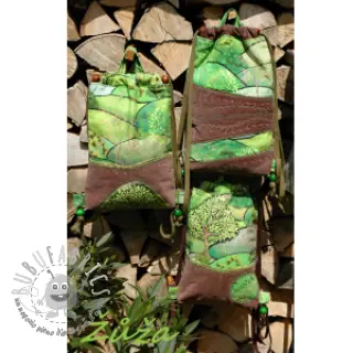 Tessuto decorativo Forest hill spring digital print