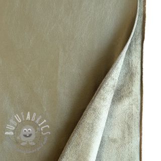 Ecopelle per abbigliamento SUEDE army