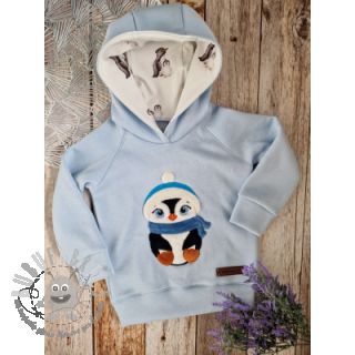 Felpa garzata JOGGING soft blue