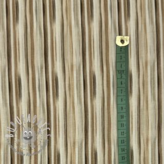 Jersey Paw natural stripes digital print