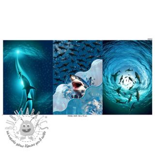 Jersey Great White PANEL digital print