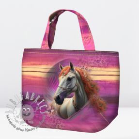 Tessuto decorativo KIDS BAG Fancy Horses panel