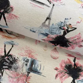 Tessuto decorativo jacquard Triomphe blanc 2nd class