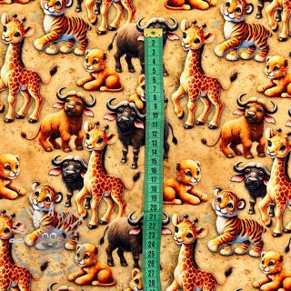 Jersey Safari friends design A digital print