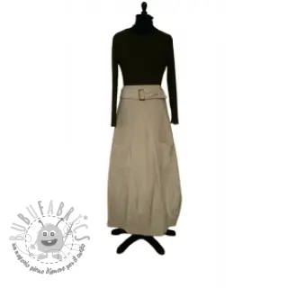 Velluto a coste 6W WASHED STRETCH sand