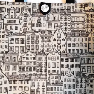 Tessuto decorativo Linenlook Townhouse Fine Line