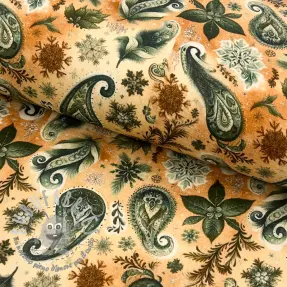 Mussola/Doppia garza Floraly mix design E digital print
