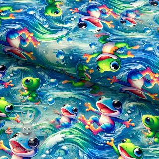 Jersey Happy face design A digital print