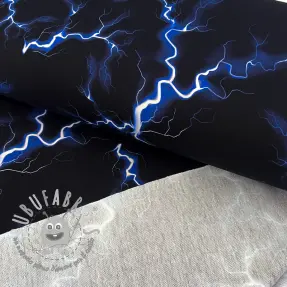 Felpa Lightning black digital print