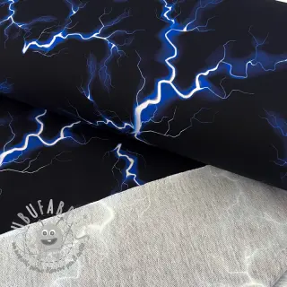 Felpa Lightning black digital print