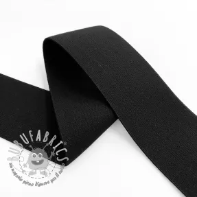 Elastico liscio 4 cm black