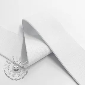 Elastico liscio 4 cm white