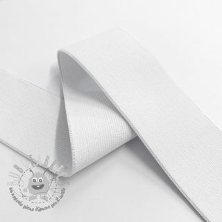 Elastico liscio 4 cm white