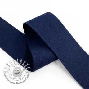Elastico liscio 4 cm dark blue