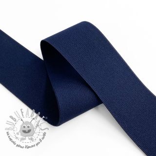 Elastico liscio 4 cm dark blue