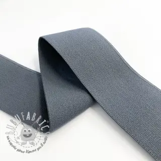 Elastico liscio 4 cm dark grey