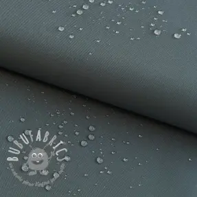 Tessuto antipioggia con trattamento idrofobo ocean green