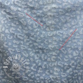 JEANS JACQUARD Animal skin light blue 2nd class