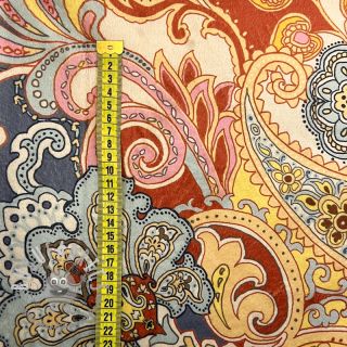 Pelliccia sintetica Paisley digital print