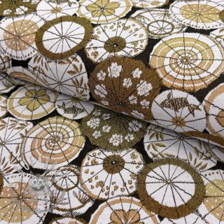 Tessuto decorativo jacquard Kusmi gold