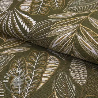 Tessuto decorativo jacquard Legende kaki
