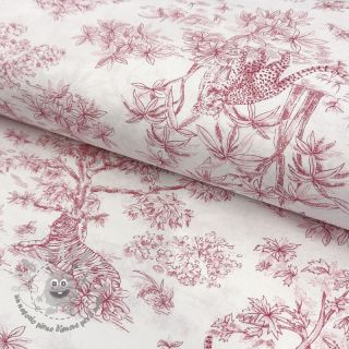 Tessuto di cotone Acajou rouge PERCALE