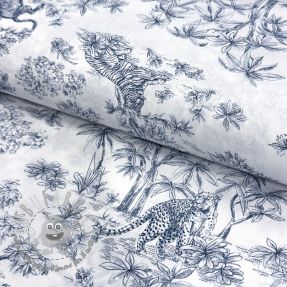 Tessuto di cotone Acajou blue PERCALE