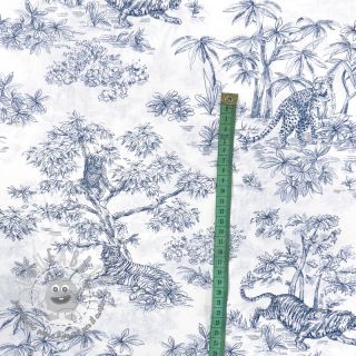 Tessuto di cotone Acajou blue PERCALE