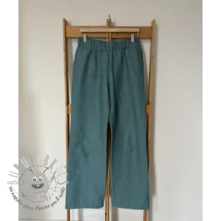 Lino prelavato 170 g ocean green