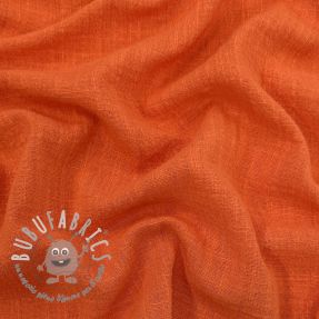 Tessuto di cotone SLUB WASHED terra