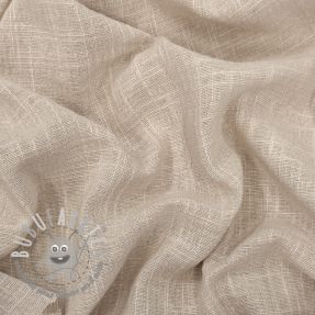 Tessuto di cotone SLUB WASHED beige