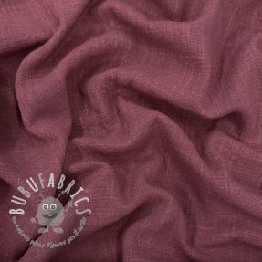 Tessuto di cotone SLUB WASHED mauve