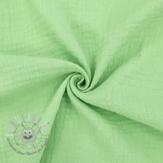 Mussola/Doppia garza light lime ORGANIC