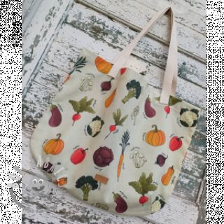 Tessuto decorativo Veggie Harvest Garden digital print